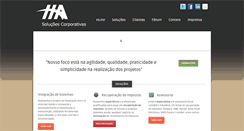 Desktop Screenshot of h2asol.com.br